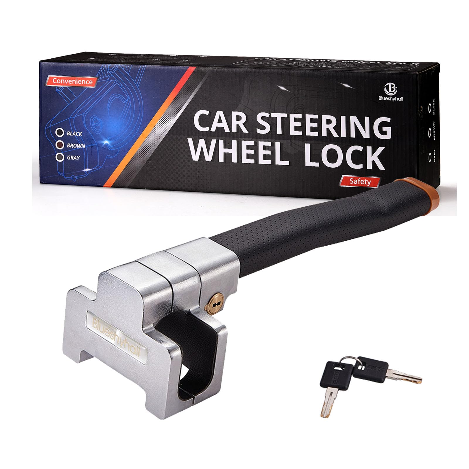 Amazon.com: Blueshyhall Steering Wheel Anti Theft Security Lock